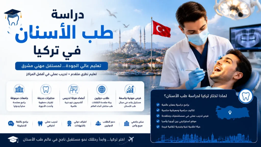 دراسة طب الأسنان في تركيا