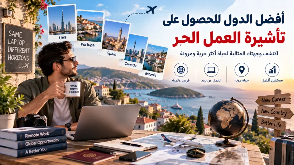 أفضل الدول للحصول على تأشيرة العمل الحر