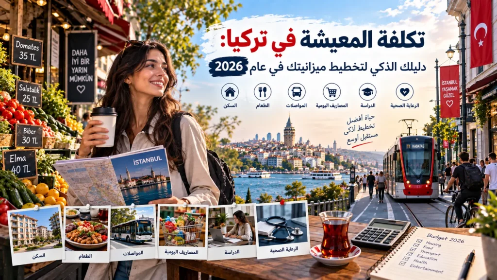تكلفة المعيشة في تركيا دليلك الذكي لتخطيط ميزانيتك في عام 2026