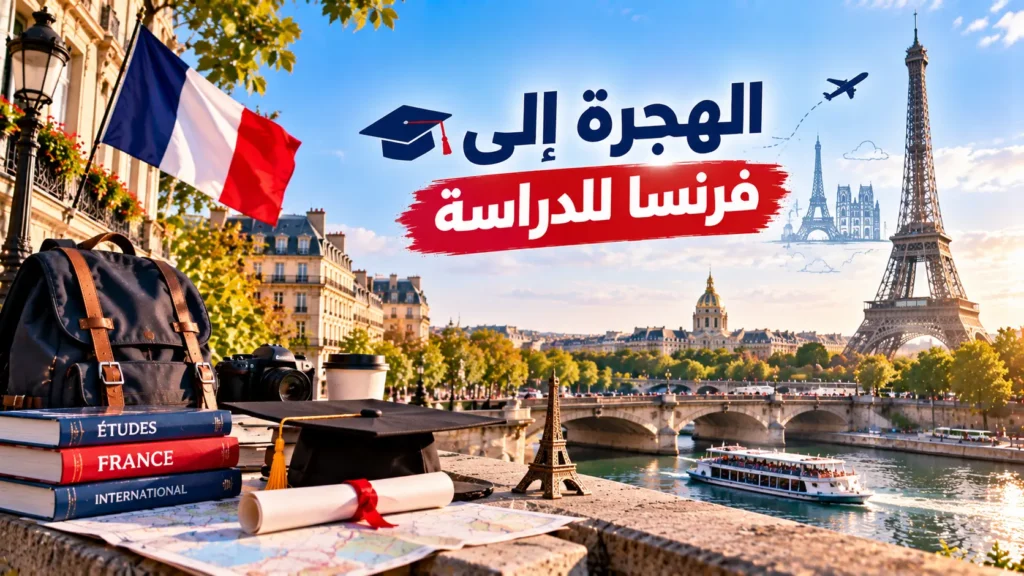 بوابة حديدية قديمة لجامعة فرنسية في صباح ضبابي هادئ