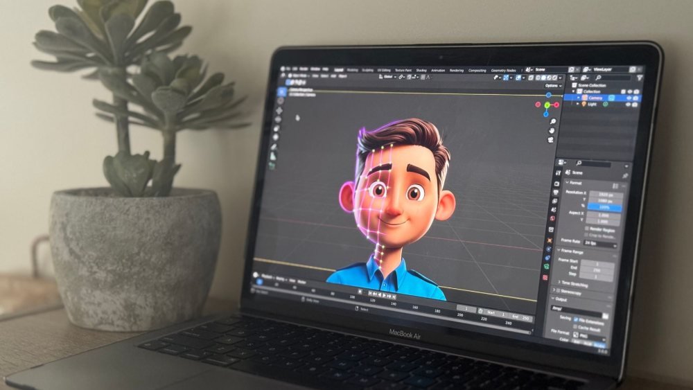 نموذج رسوم ثلاثية الأبعاد على حاسوب محمول لطالب دراسة تصميم الألعاب في تركيا